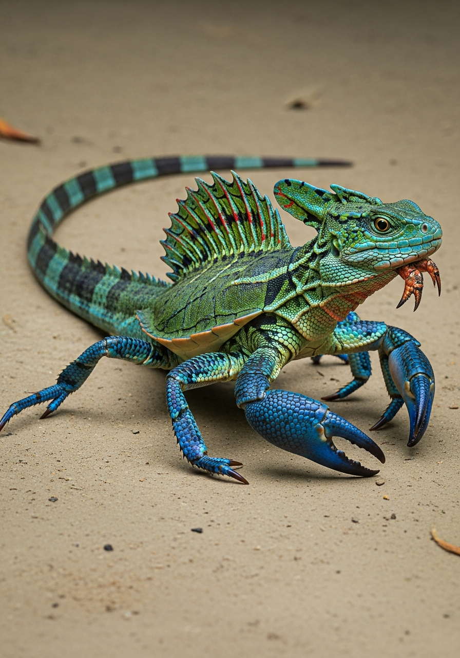 Crablisk - Chitinobasiliscus aquacursor