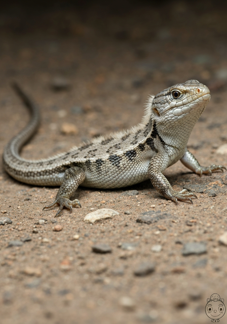 Fuzzyback Skink specimen photograph