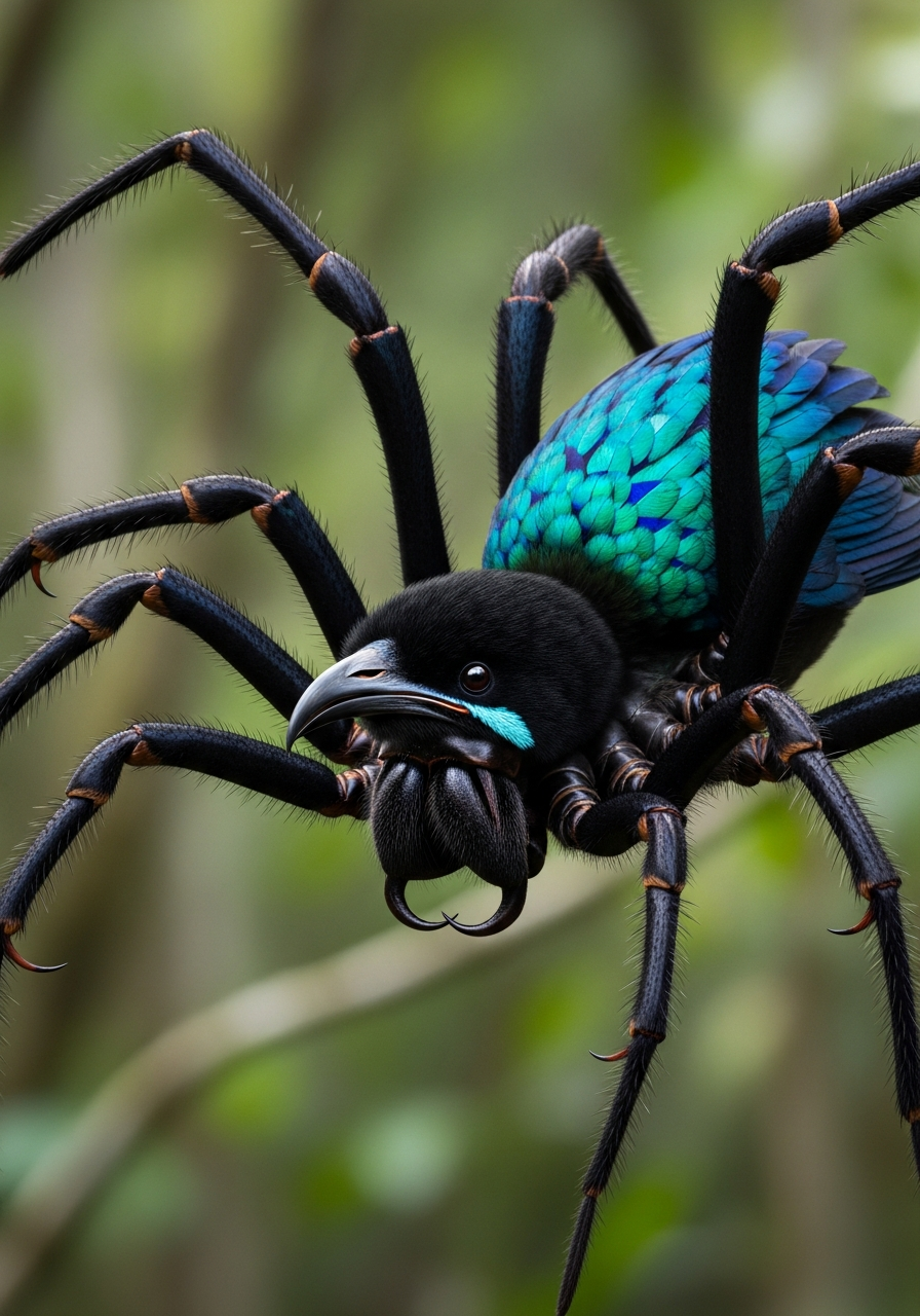 Goliathbirder specimen photograph