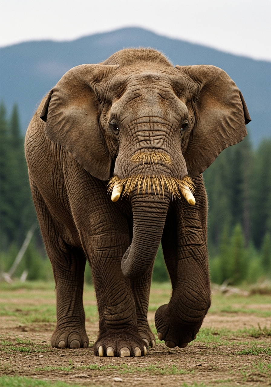 Grizzlyphant specimen photograph