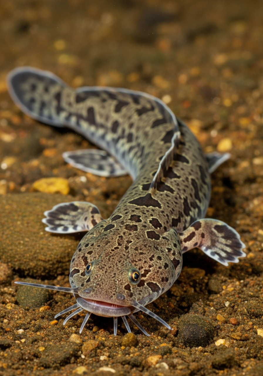 Hellbenderfish specimen photograph