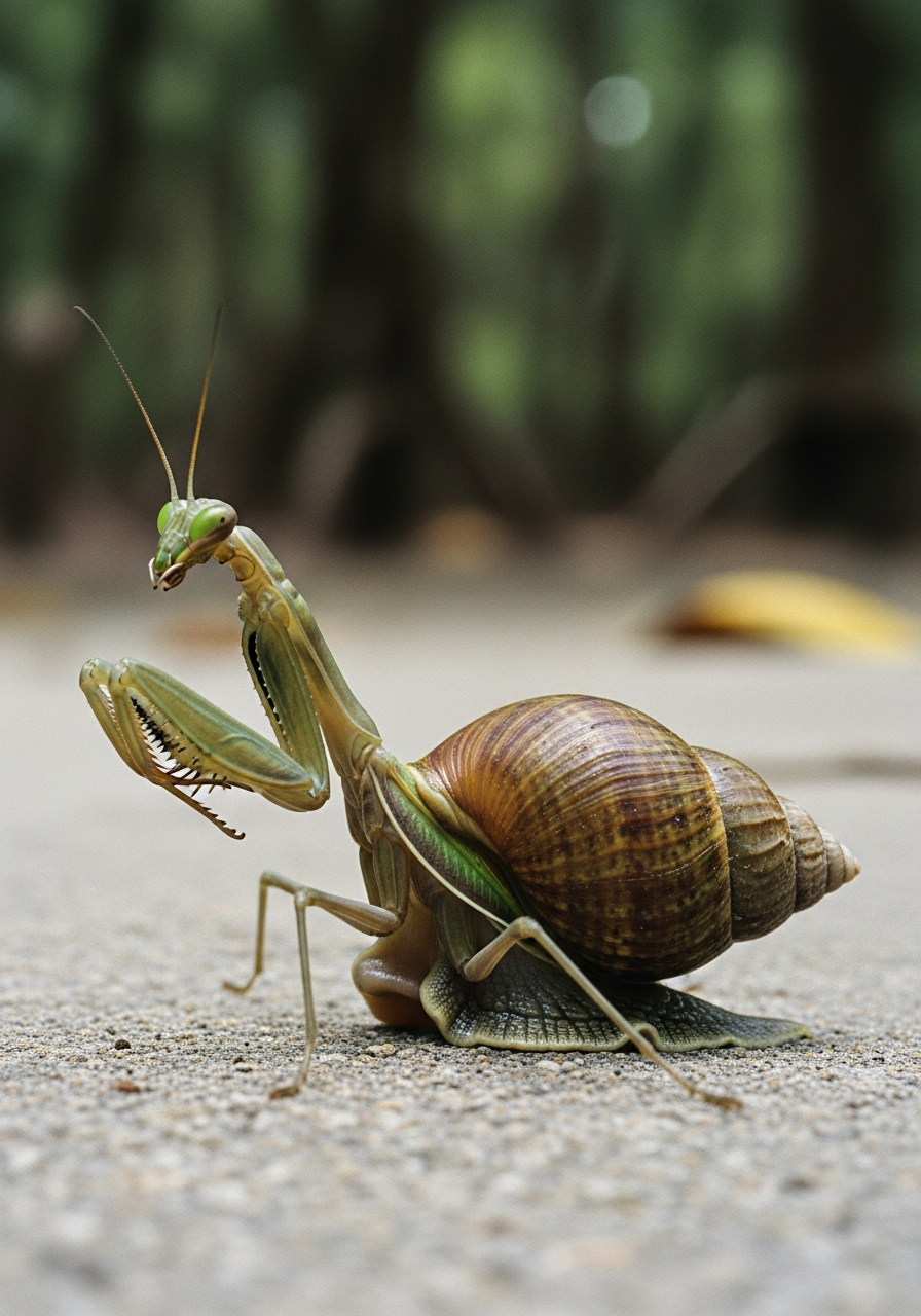PrayingSnail specimen photograph
