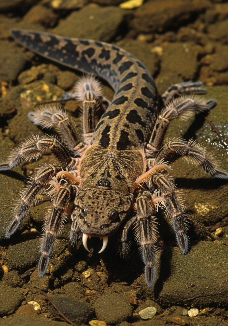 Trantula specimen photograph