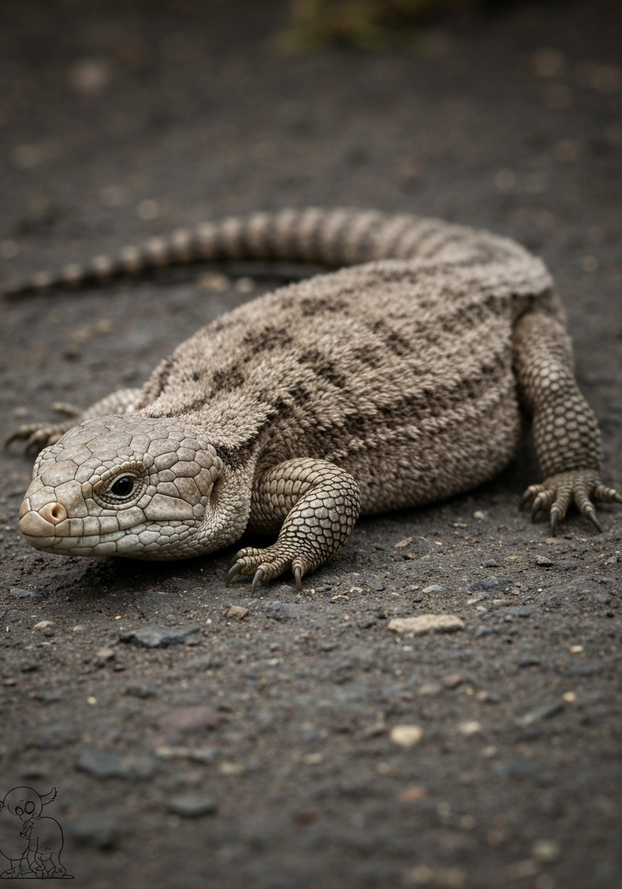 Wooly Skink specimen photograph