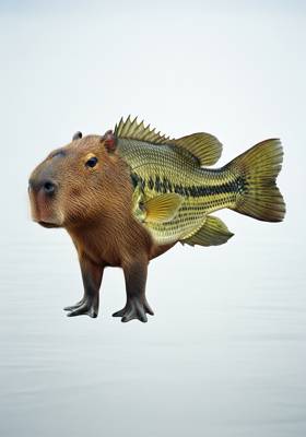 Specimen photograph of Capybass