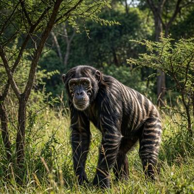 Specimen photograph of Chimpanzebra