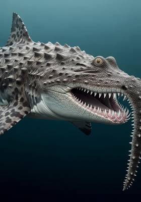 Specimen photograph of Crocoshark