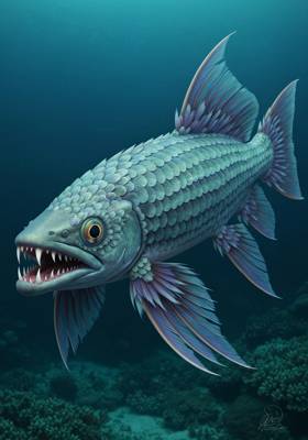 Specimen photograph of Feathered Barracuda