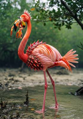 Specimen photograph of Flamingopper