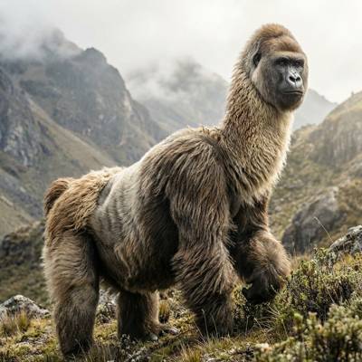 Specimen photograph of Gorillama