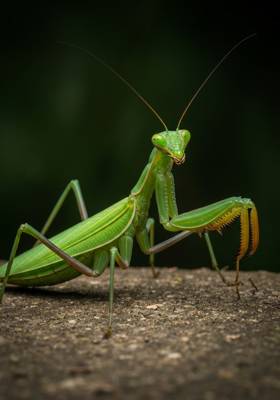 Specimen photograph of Hopping Mantis