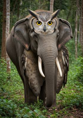 Specimen photograph of Owlephant