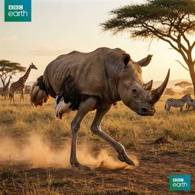 Specimen photograph of Rhinostrich