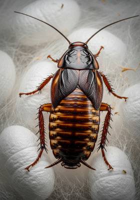 Specimen photograph of Silkroach