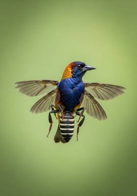Specimen photograph of Weaverbird