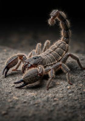 Specimen photograph of Wooly Scorpion